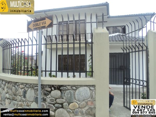 Venta de hermosa casa grande a crédito en el sector de la Avenida Loja Cuenca - Ecuador