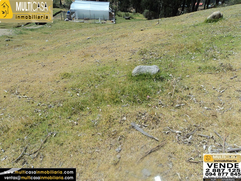 Venta de terreno a crédito (972,76m2) en la parroquia Sinincay sector Mayancela Cuenca Ecuador