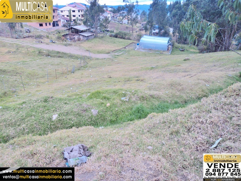 Venta de terreno a crédito (972,76m2) en la parroquia Sinincay sector Mayancela Cuenca Ecuador