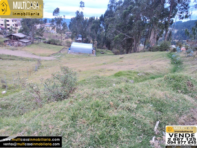 Venta de terreno a crédito (972,76m2) en la parroquia Sinincay sector Mayancela Cuenca Ecuador