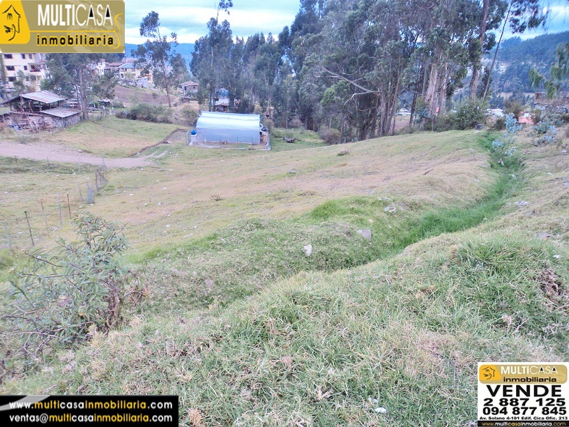 Venta de terreno a crédito (972,76m2) en la parroquia Sinincay sector Mayancela Cuenca Ecuador