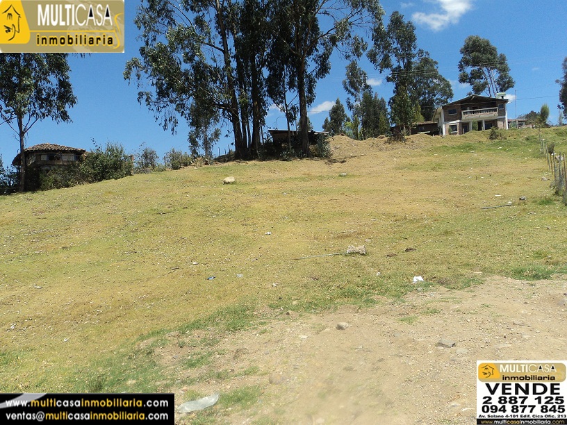Venta de terreno a crédito (972,76m2) en la parroquia Sinincay sector Mayancela Cuenca Ecuador