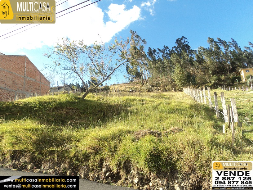 Terreno en Venta a crédito listo para Construir sector Camino Viejo a Baños Cuenca - Ecuador