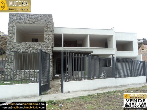 Venta de hermosa casa grande en sector entrada a Ricaurte (Se entrega Terminada) Cuenca - Ecuador