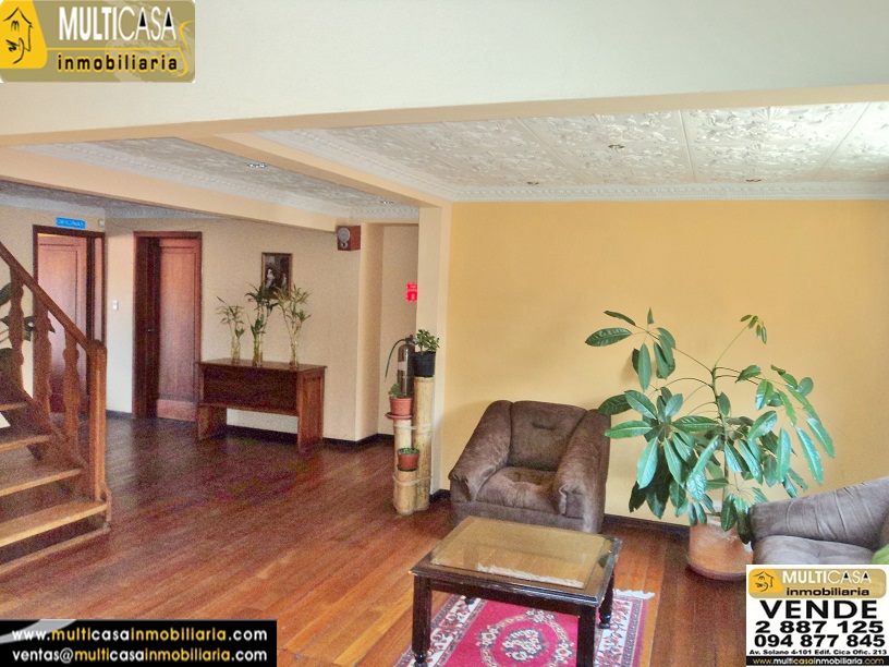 Venta de hermosa casa grande a crédito Comercial y Residencial sector Don Bosco Cuenca - Ecuador