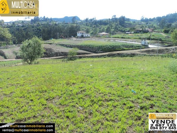 Venta de terreno a crédito en Challuabamba frente a la Urb. Terranova