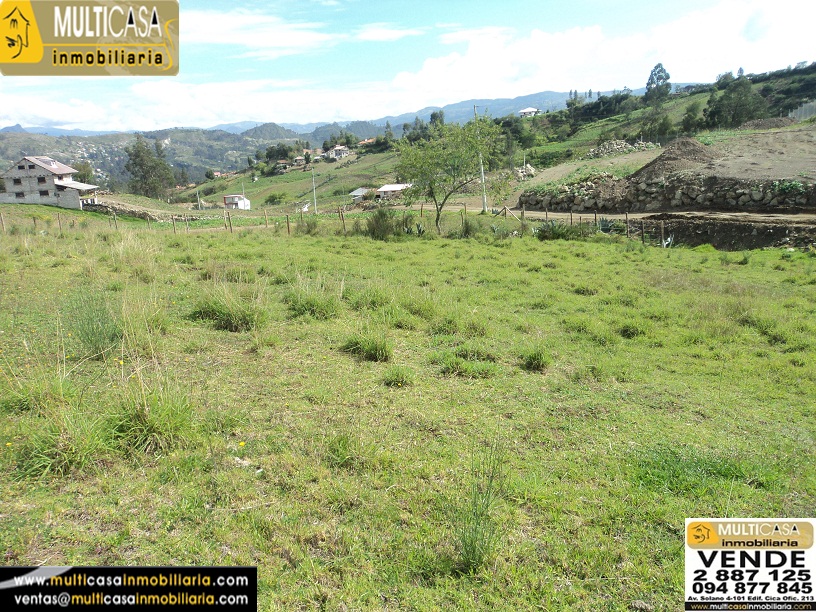 Venta de terreno a crédito en Challuabamba frente a la Urb. Terranova