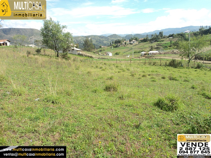 Venta de terreno a crédito en Challuabamba frente a la Urb. Terranova