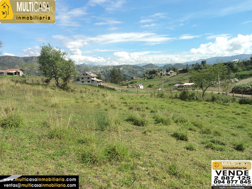 Venta de terreno a crédito en Challuabamba frente a la Urb. Terranova