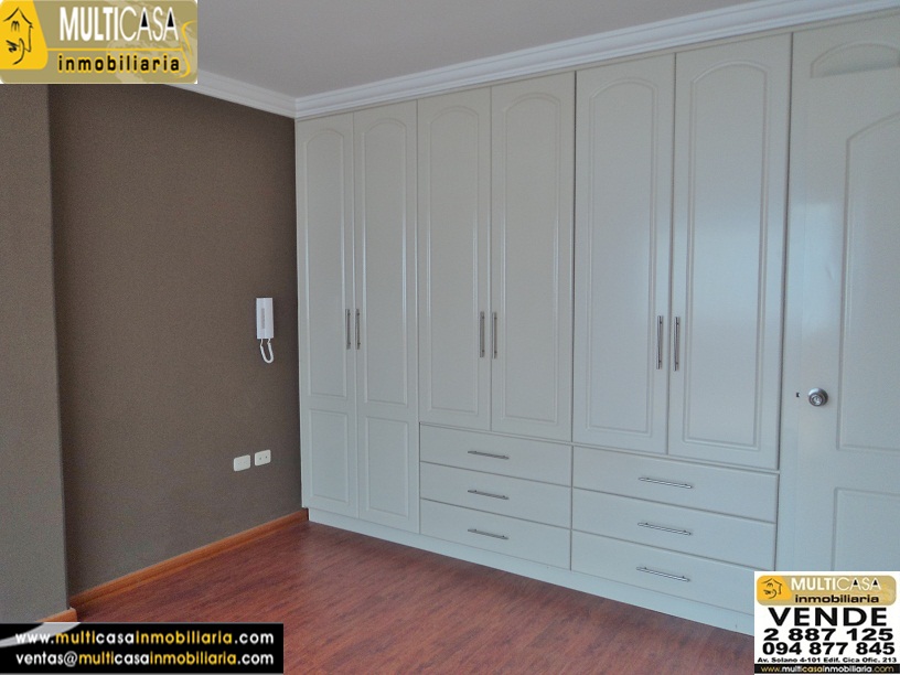 Venta de hermoso departamento a crédito por estrenar sector Los Tótems  Cuenca - Ecuador