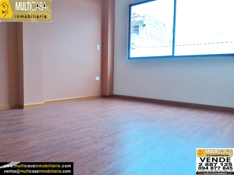Venta de hermoso departamento a crédito por estrenar sector Los Tótems  Cuenca - Ecuador