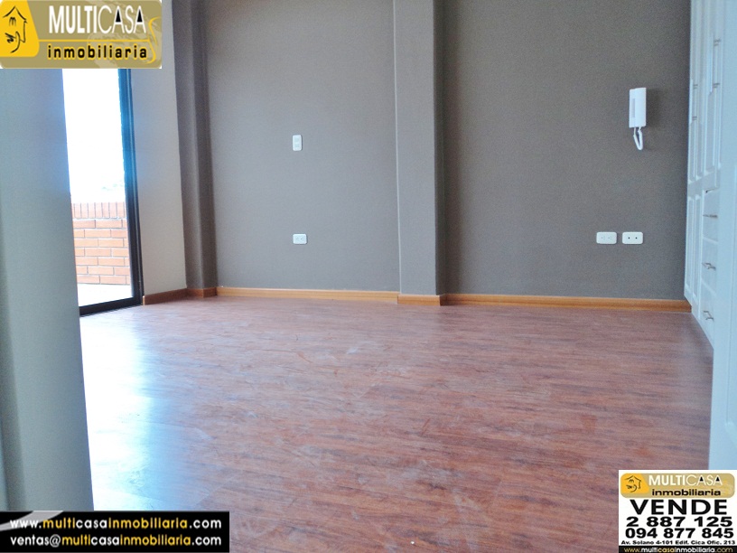 Venta de hermoso departamento a crédito por estrenar sector Los Tótems  Cuenca - Ecuador