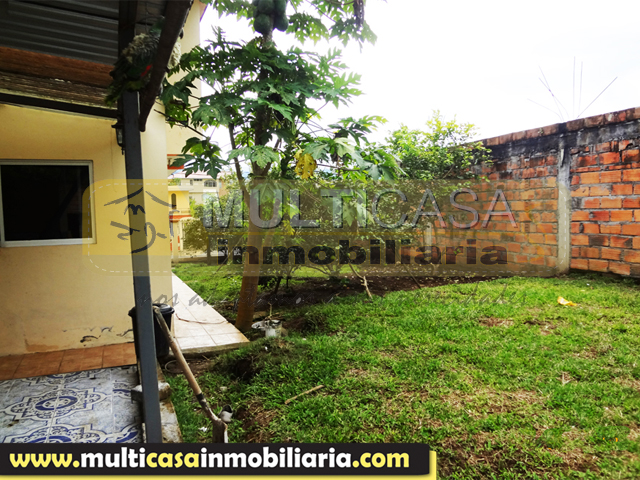 Casa en Venta a crédito con espacio verde Sector Centro de la Ciudad Macas - Ecuador