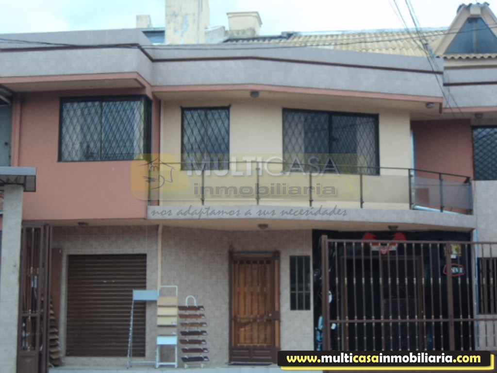 Venta de Hermosa casa a crédito sector Don Bosco Cuenca - Ecuador