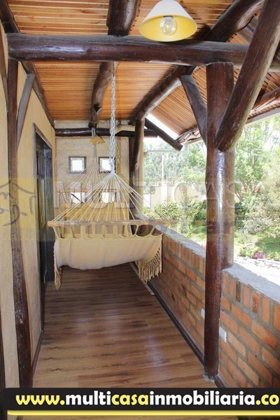 Casa Rústica en Venta a Crédito sector Río Sol Cuenca-Ecuador
