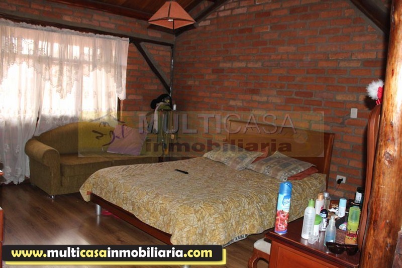 Casa Rústica en Venta a Crédito sector Río Sol Cuenca-Ecuador