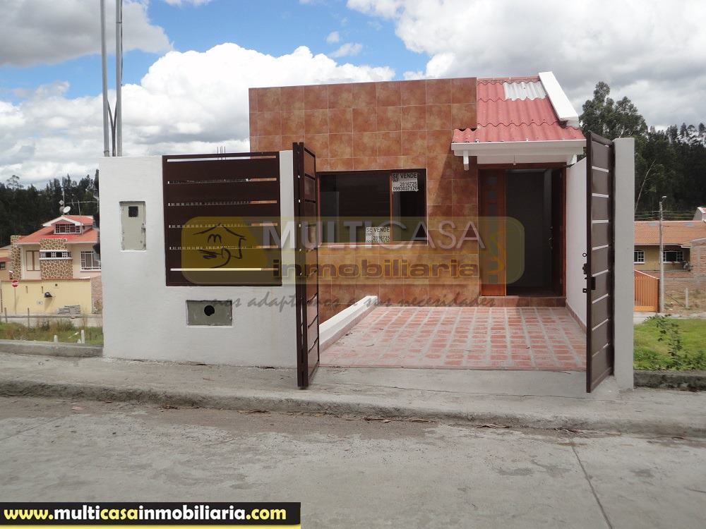 Venta de Hermosa Casa a crédito por Estrenar en el sector Ricaurte Cuenca - Ecuador