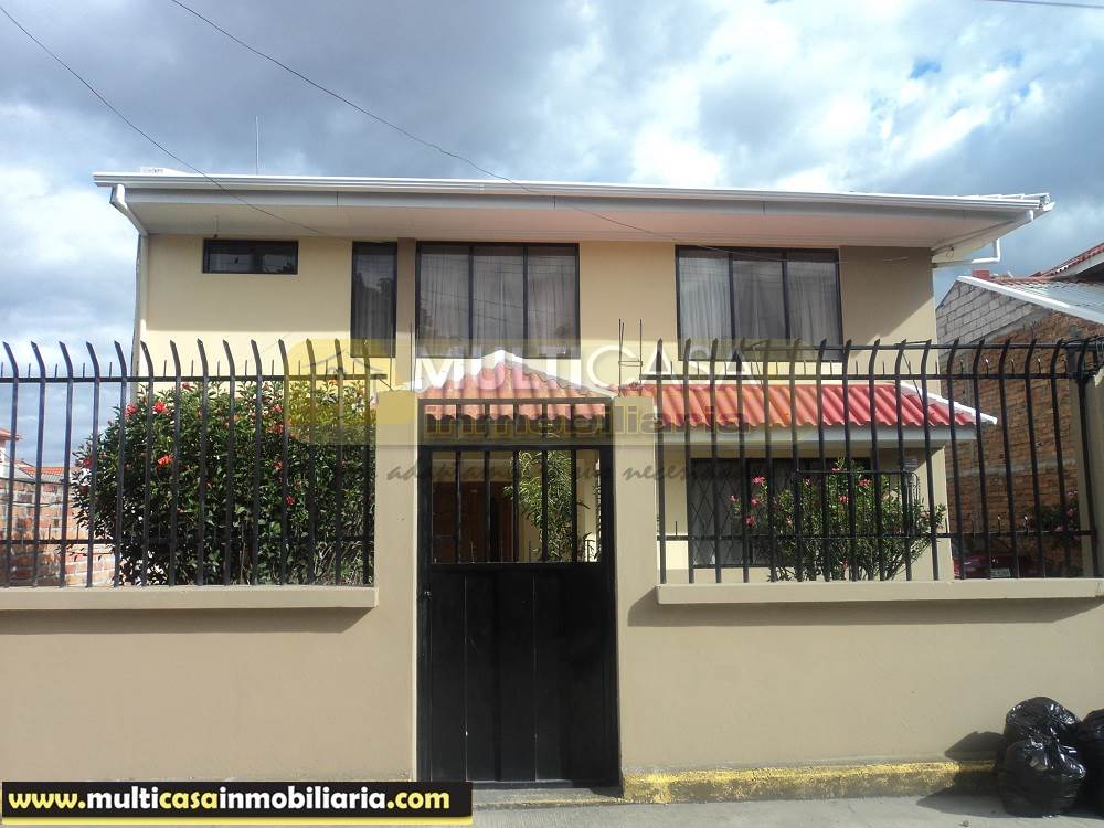 Venta de Hermosa Casa Rentera a crédito por el sector Y del Cebollar Cuenca - Ecuador