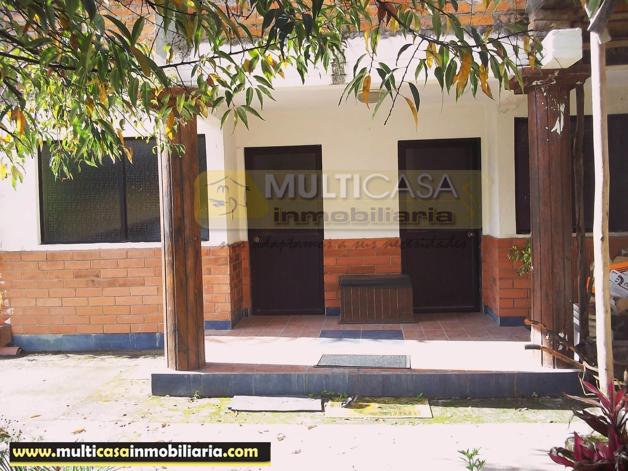 Venta de Hermoso Casa Amplia a crédito sector Centro de la Ciudad Cuenca - Ecuador