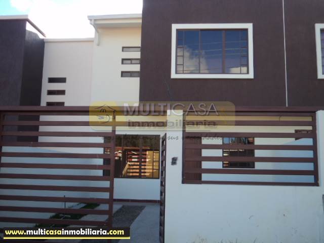 Villa en Venta a crédito por estrenar sector El Cebollar Cuenca - Ecuador