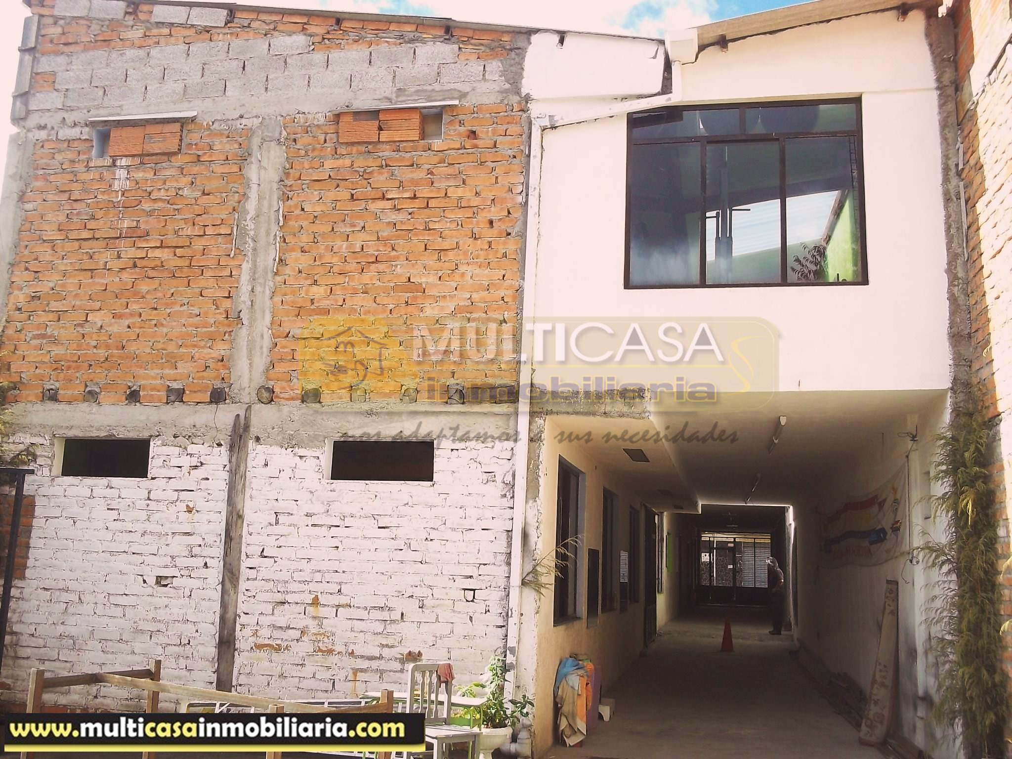 Venta de Hermoso Casa Amplia a crédito sector Centro de la Ciudad Cuenca - Ecuador