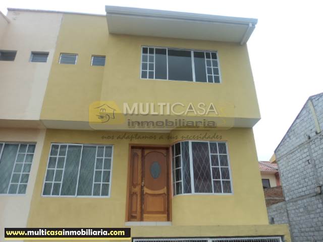 Villa en Venta a crédito por estrenar sector Ricaurte Cuenca - Ecuador
