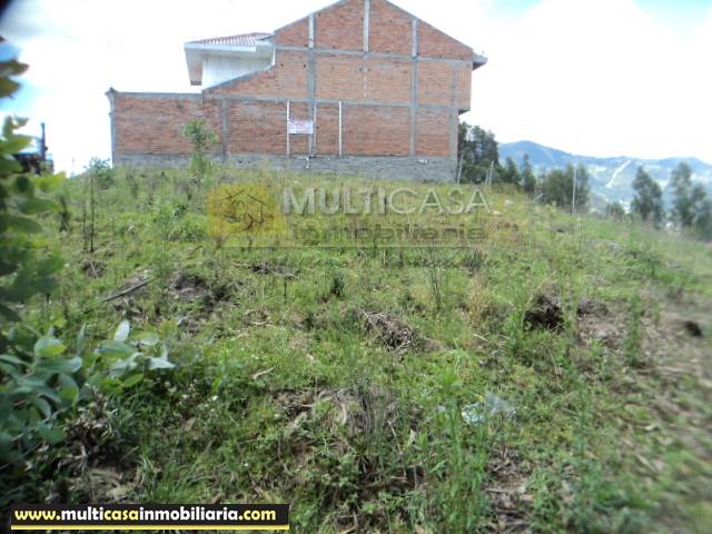 Sitio en Venta a crédito semiplano sector Misicata Cuenca - Ecuador