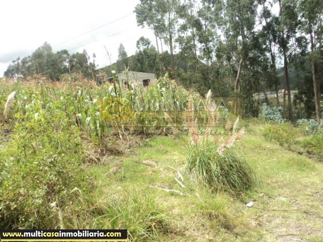 Venta de Hermoso Terreno amplio a crédito sector Tablón a 100 m de la Autopista Cuenca - Ecuador