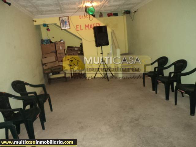 Casa con Terreno en Venta a crédito sector Miraflores Cuenca-Ecuador