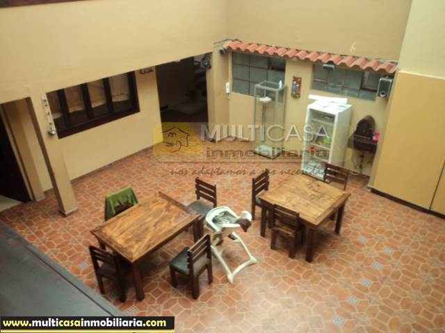 Casa Rentera en Venta a Crédito sector Banco Central Cuenca-Ecuador