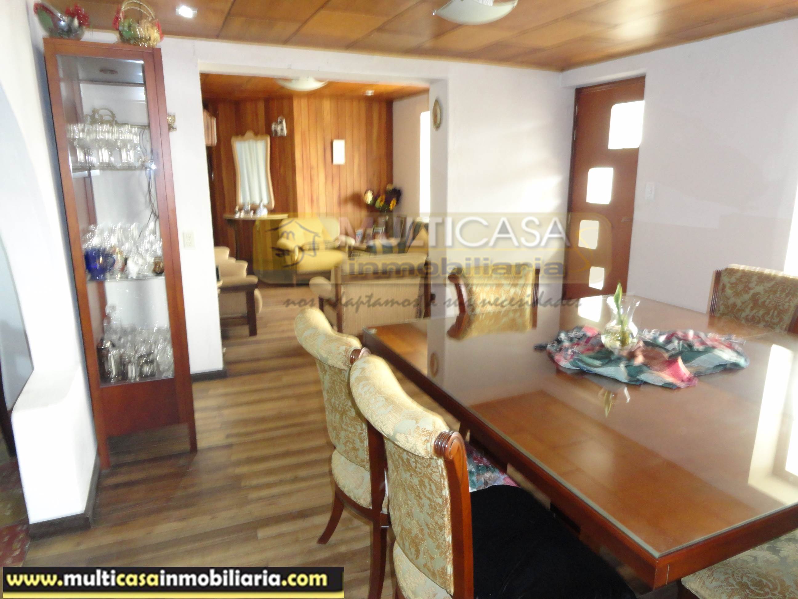 Venta de Hermosa Casa Rentera a crédito sector Colegio La Salle Cuenca-Ecuador