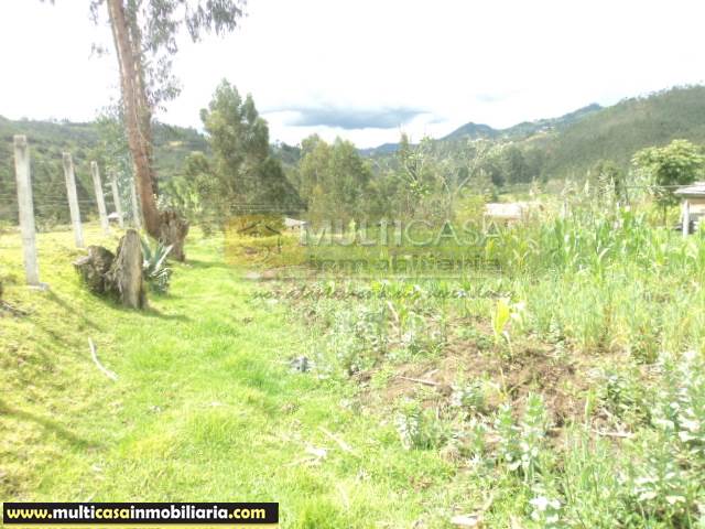 Venta de Terreno con Casa iniciada la construcción a crédito sector Santa Ana-El Chorro Cuenca-Ecuador