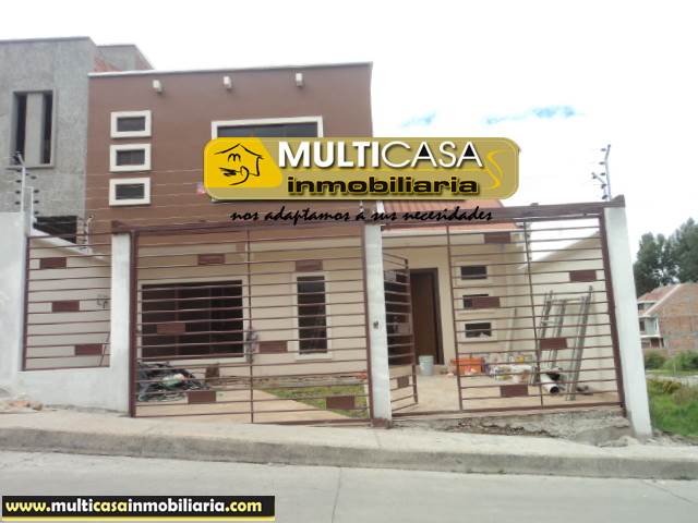 Villa en Venta a Crédito por estrenar sector Ciudadela de Médicos Cuenca-Ecuador