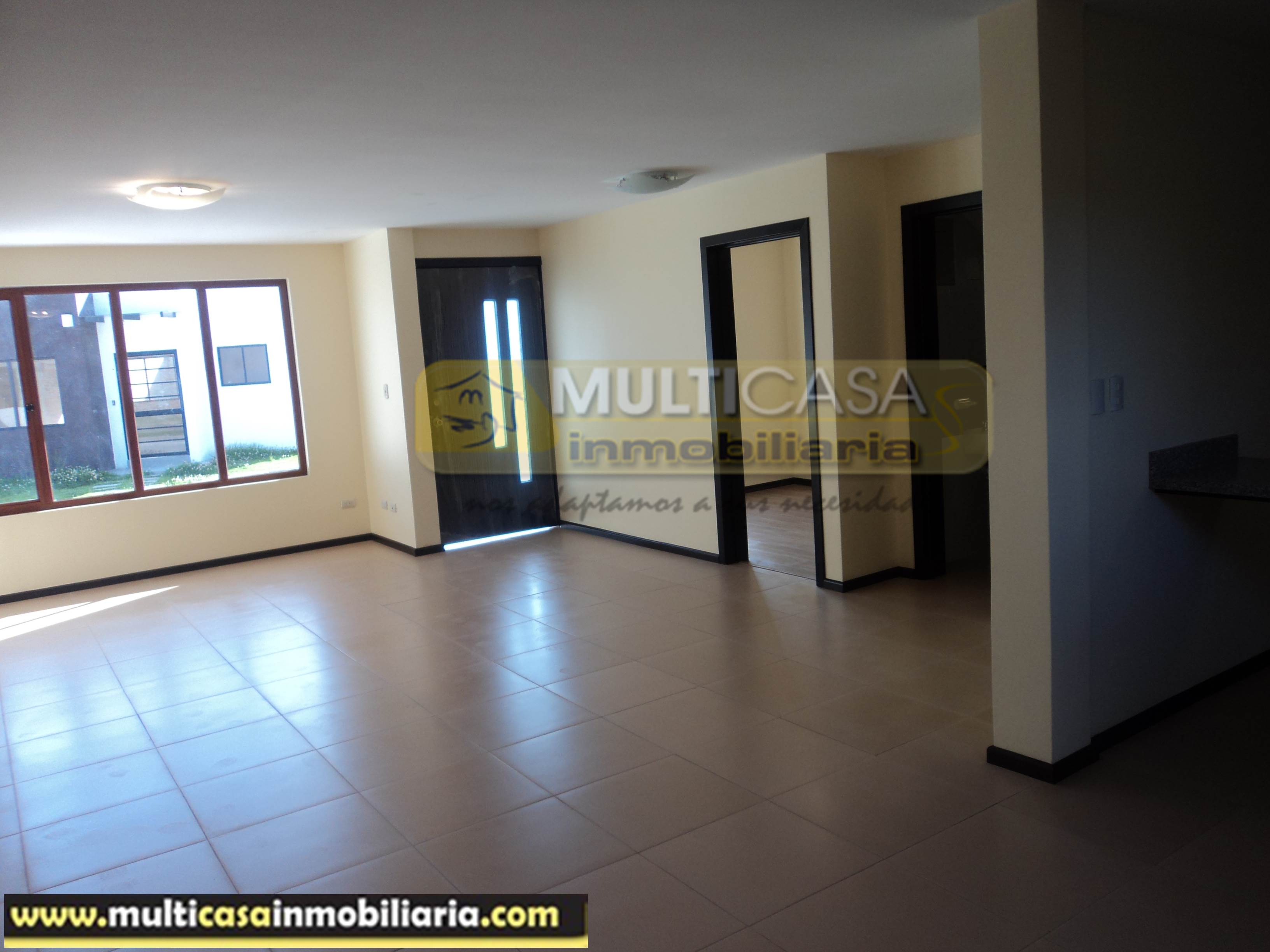 Venta de Hermosa Casa en Condominio por estrenar a crédito sector Ricaurte  Cuenca-Ecuador