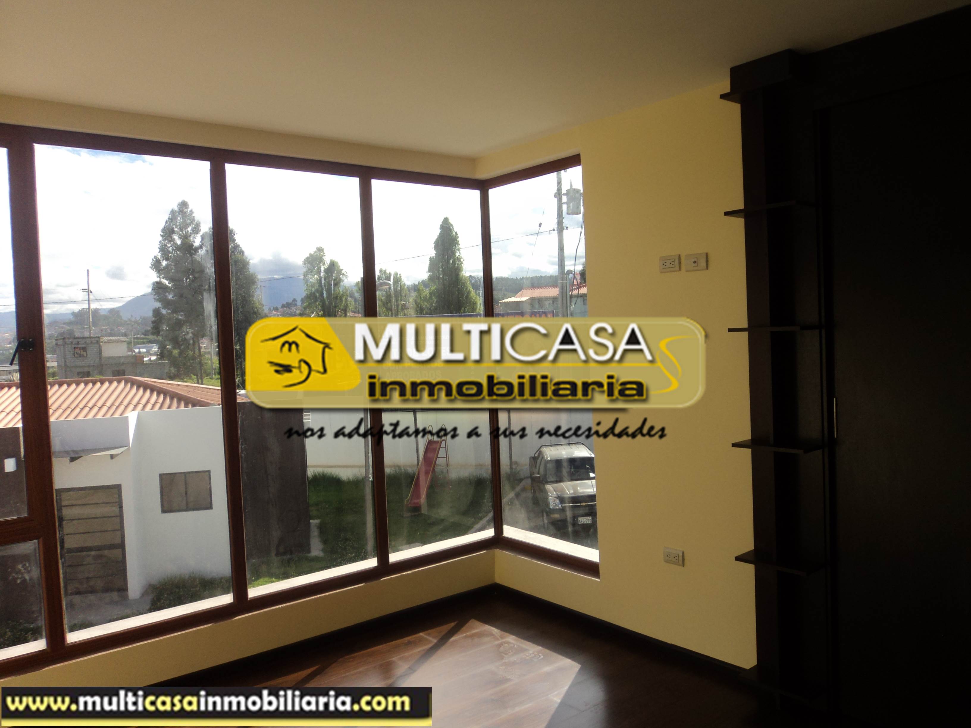 Venta de Hermosa Casa en Condominio por estrenar a crédito sector Ricaurte  Cuenca-Ecuador