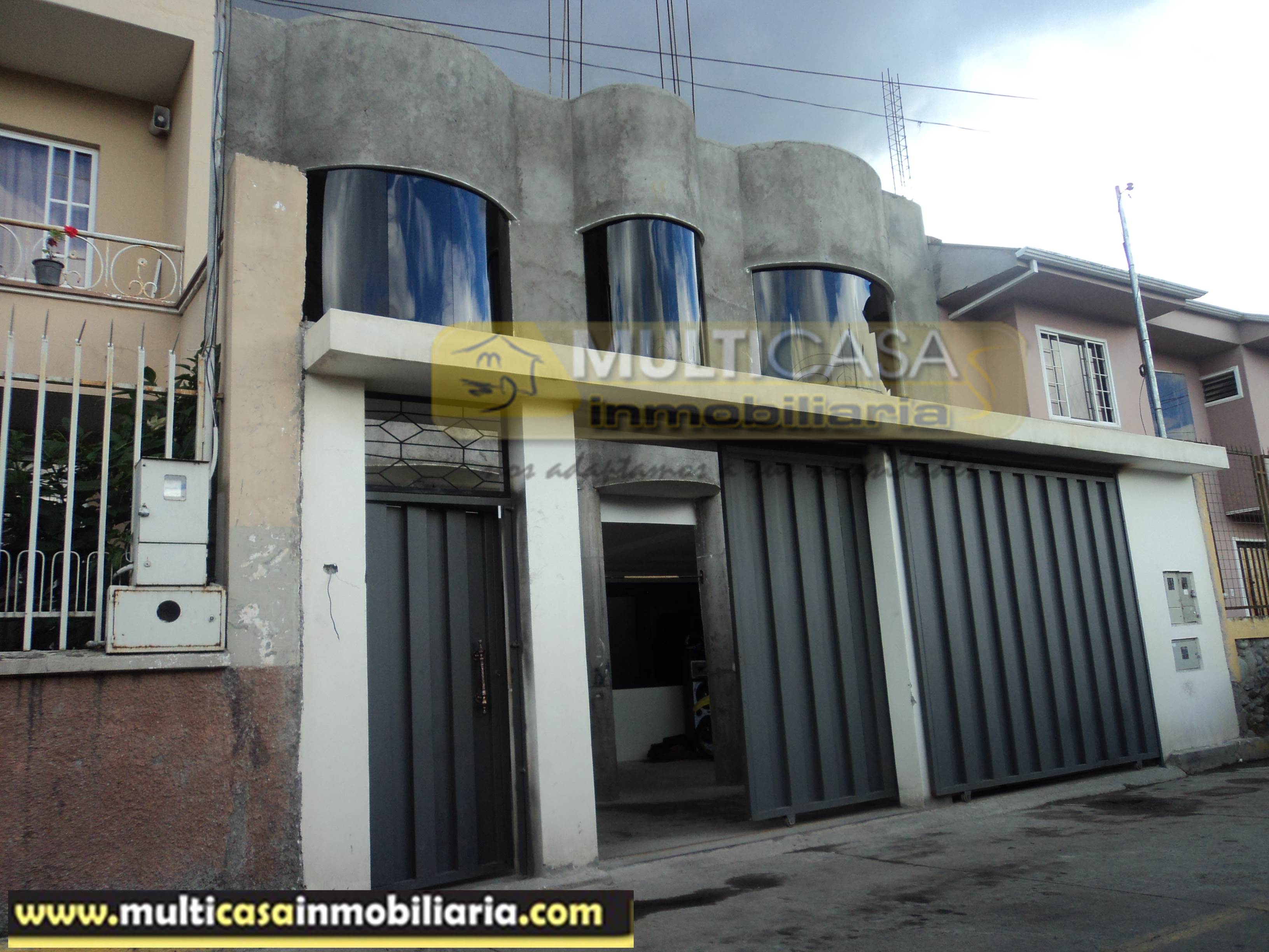 Venta de Hermosa Casa Rentera por estrenar a crédito sector Feria Libre Cuenca-Ecuador