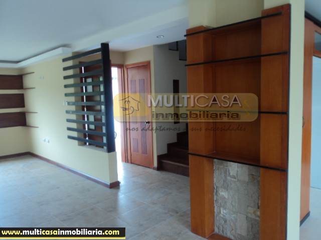 Casa en Venta a Crédito en Condominio Privado Sector Ricaurte-Molinopamba Cuenca-Ecuador