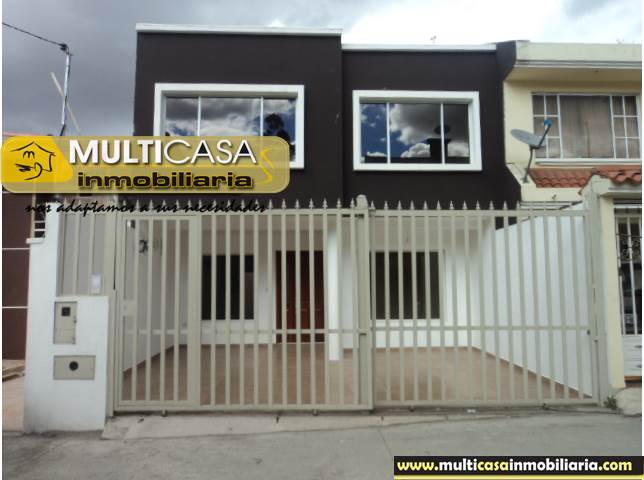 Venta de Hermosa Casa a crédito por estrenar sector Misicata Cuenca-Ecuador
