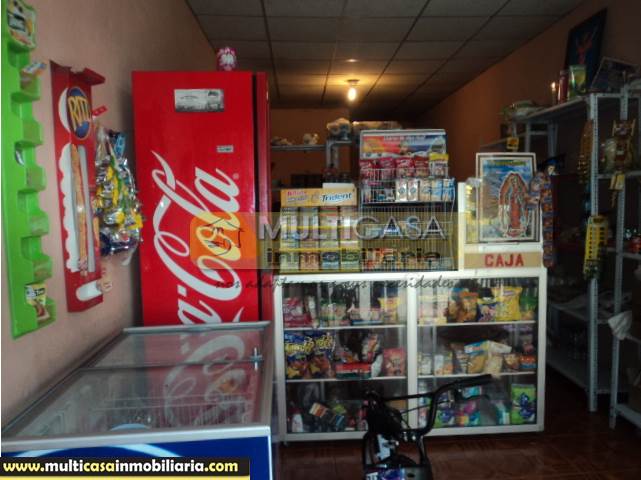 Venta de Hermosa Casa a crédito con dos Locales Comerciales sector Empresa Eléctrica Cuenca-Ecuador