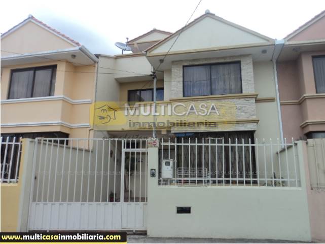 Casa en Venta a Crédito con espacios Verdes Sector Coliseo Cuenca-Ecuador