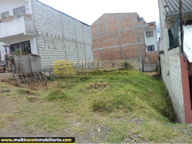 Venta de Hermoso Terreno a crédito sector Patamarca Cuenca - Ecuador