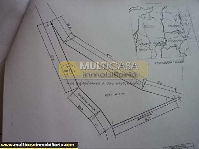 Terreno en Venta a Crédito Sector Tarqui - Ecuador