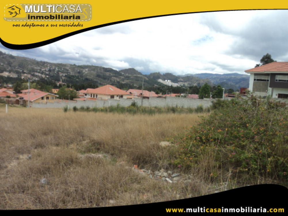 Venta de hermoso terreno sector Challuabamba  Cuenca- Ecuador