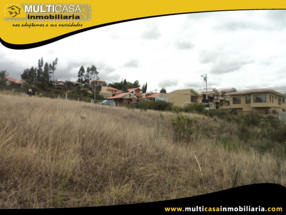 Venta de hermoso terreno sector Challuabamba  Cuenca- Ecuador