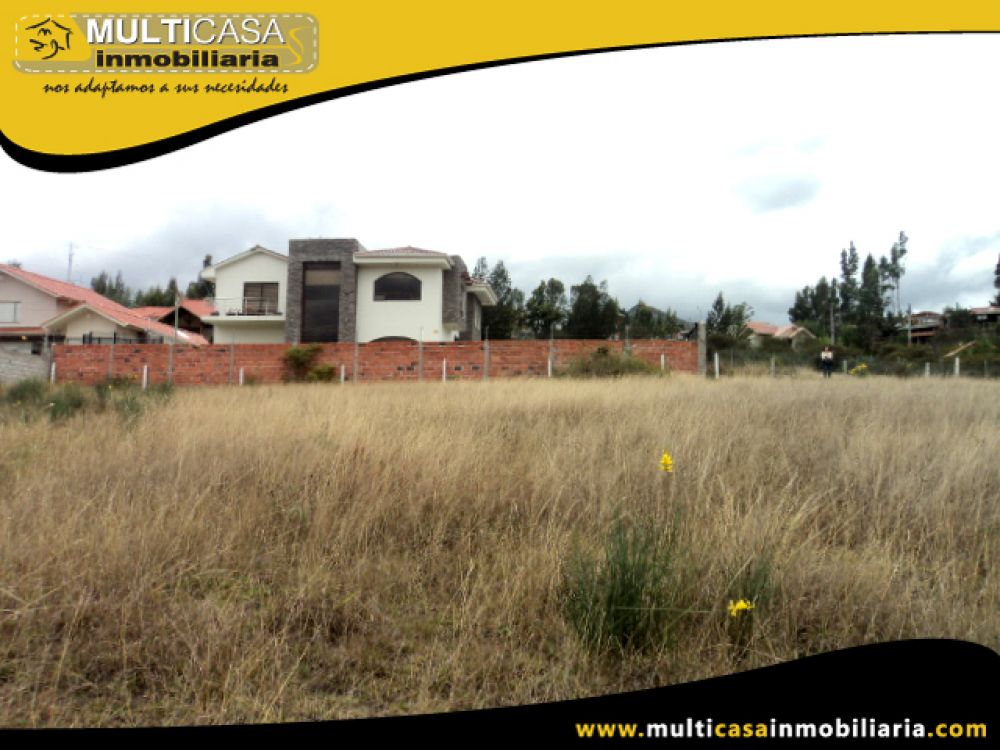 Venta a Crédito de hermoso terreno plano sector Autopista-Challuabamba Cuenca- Ecuador