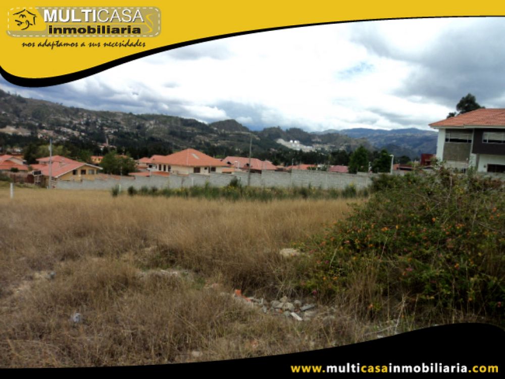 Venta a Crédito de hermoso terreno plano sector Autopista-Challuabamba Cuenca- Ecuador
