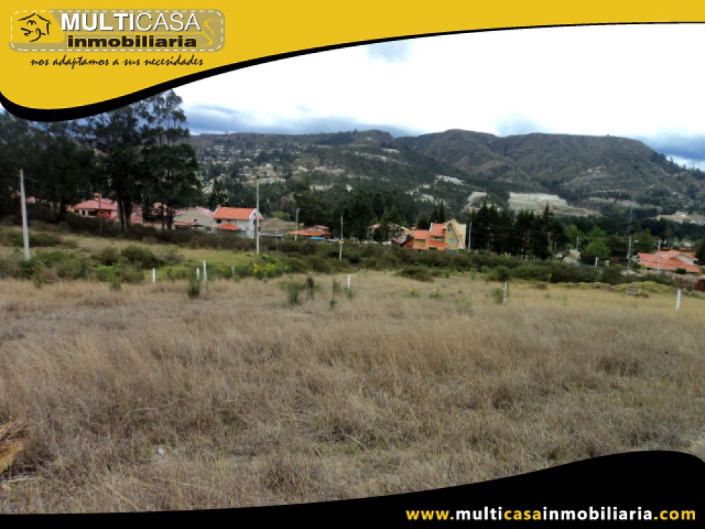 Venta a Crédito de hermoso terreno plano sector Autopista-Challuabamba Cuenca- Ecuador
