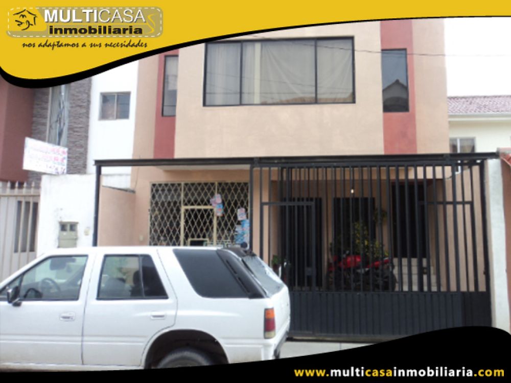 Venta de Hermosa Casa Rentera a crédito sector Control Sur Cuenca-Ecuador