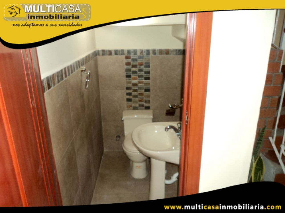 Venta de Hermosa Casa con excelentes acabados a crédito sector El Cebollar Cuenca-Ecuador