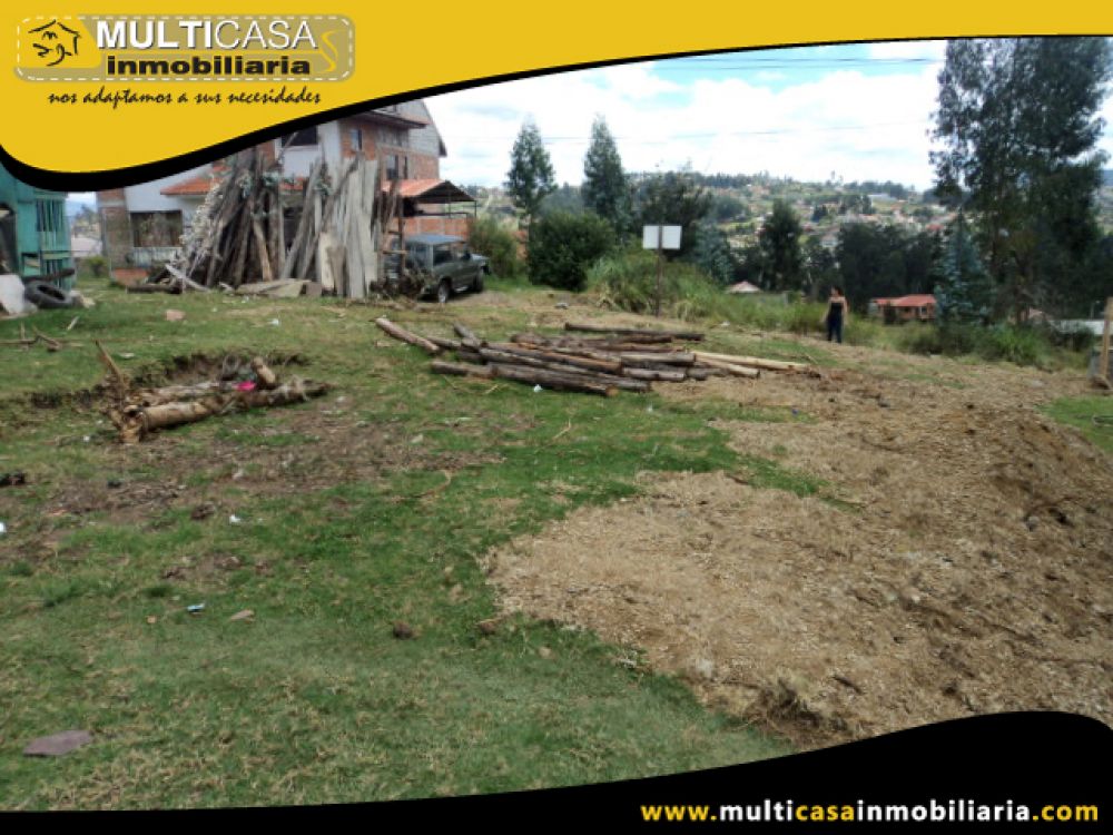 Venta de Hermoso terreno a crédito Sector Baguanchi  Cuenca - Ecuador